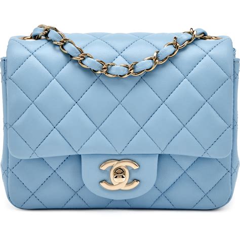 blue chanel flap bag mini|Chanel lambskin medium flap bag.